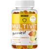 Weider Multivit Gummies (80 Caramelle Gommose) Sapore Arancia-Limone | Complesso di 9 Vitamine (A, D, E, C, B6, B12) e 3 Minerali (Zinco, Iodo, Selenio), Senza Glutine, Senza Zucchero(40 Porzioni)