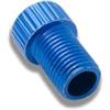 SYSTEM-S Valvola adattatore adattatore valvola Presta su Schrader da valvola bicicletta a valvola auto, colore blu
