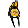 Callaway - Strumento per il riposizionamento di piote 4 in 1, colore nero/giallo.