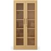 Jan Nowak Armadio Ufficio, Vetrina Soggiorno Moderna 185 x 90 x 40cm | Bloccabile, Regolazione dell'Altezza del Ripiano | Armadio con Serratura Chiave | Beige