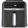 Moulinex Friggitrice ad Aria XL Capacità 7,5 Litri Potenza 2020 Watt con Timer Termostato Regolabile e Ciotola Antiaderente colore Nero - EZ8618 Easy Fry Mega Compact