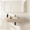 Parama Lavabo sospeso in hpl 100cm effetto cemento | Baikal