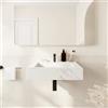Parama Lavabo sospeso in hpl 60cm effetto marmo calacatta | Baikal