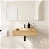 Parama Lavabo sospeso in hpl 80cm rovere miele | Baikal