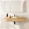 Parama Lavabo sospeso in hpl 100cm rovere miele | Baikal