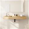 Parama Lavabo sospeso in hpl 120cm rovere miele | Baikal