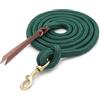 Weaver Equine Weaver Leather Poly Cowboy Guinzaglio con Snap, Hunter Green, 5/8 x 10'