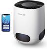 Clean Air Optima Purificatore d'aria ionizzatore HEPA intelligente CA-502 Desktop Smart | bianco/nero