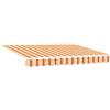 Roanoer Tessuto di ricambio per tenda da sole, 2,5 x 2 m, robusto tessuto in poliestere 240 g/m², per tenda da sole con braccio articolato, tessuto di ricambio per balcone, terrazza, giardino