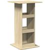 vidaXL Tavolo Bar Portaoggetti Rovere Sonoma 60x60x102 cm Multistrato