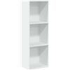 Qnhdfrt Libreria Bianca 40x30x114 cm a Giorno in Truciolato
