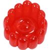 YUKERMARB Poltrona per Divano Gonfiabile, Poltrona Gonfiabile per Esterno Portatile, Colore Caramello Trasparente, per Soggiorno, Camera da Letto, Casual (rosso)