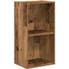 Qnhdfrt Libreria Truciolato Marrone Antico, Scaffale 40x30x77 cm