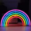 Amzeeniu Luci al Neon Led Arcobaleno Night Lights Mood Lights Insegne Luci luce Decorazione luminose Neon Signs Batteria e Usb Alimentata,Nataliziec