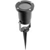 GTV Lampada da giardino DIEGO, GU10, MAX. 35 W, IP65, AC220-240 V, 50/60 Hz, colore: Nero