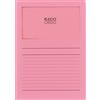 Elco Ordo Classico Cartellina con Finestra - Rosa - confezione da 10
