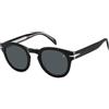 David Beckham Occhiali da Sole DB 7041/S FLAT BLACK/GREY 49/25/150 uomo