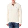 Gant Micro Textured Cotton Zip Cardigan Maglione Uomo