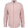 Gant Reg Cotton Linen Stripe Shirt Camicia Uomo (Pacco da 1)