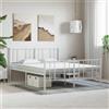 vidaXL Materasso in schiuma bianco 160x210 cm 7 zone livello di rigidità 20 ILD