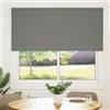 vidaXL Tenda a rullo oscurante grigio 165x175cm larghezza tessuto 161,6cm poliestere