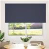 vidaXL Tenda a rullo oscurante blu navy 160x150 cm larghezza del tessuto 156,6 cm