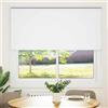 vidaXL Tenda a rullo oscurante bianca 165x130cm larghezza del tessuto 161,6cm poliestere