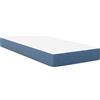 vidaXL Materasso da letto con materasso blu 100 x 200 cm in tessuto