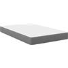 vidaXL Materasso da letto con materasso grigio chiaro 120 x 190 cm in tessuto