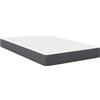 vidaXL Materasso da letto con materasso grigio 120 x 190 cm in tessuto