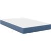 vidaXL Materasso da letto con materasso blu 120 x 190 cm in tessuto