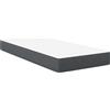 vidaXL Materasso da letto con materasso grigio 90 x 200 cm in tessuto