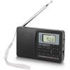 OEM Radio digitale AM/FM portatile - Mini-radio da tasca con funzione sveglia - Formato compatto - Funzione di memorizzazione - Ideale per anziani - Retroilluminazione