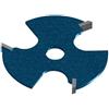 BOSCH 85529M - Fresa a 3 alette con punta in carburo, 1/8