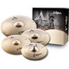 Zildjian A20579-11 A Custom Series Cymbal Box Set, 14 Hi-Hats, 16/18 Crash, Quattro Pezzi, Bronzo