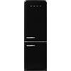 Smeg FAB32RBLM6 50's Style Nero opaco Frigorifero Combinato · capacità totale di 331 L