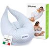 Dilamababy Cuscino Gravidanza in Fiocchi Memory e Fiber Ball Made in Italy