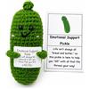 brandhuntersuk Emotional Support Pickle Pupazzo Figurina In Lana Verde, 1 Pezzo