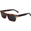 David Beckham occhiali da sole uomo DB 7091/S mottled dark brown black