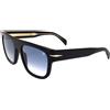 David Beckham occhiali da sole uomo DB 7044/S black light blue 1 St