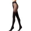 Conte elegant Chance 50 den Collant da Donna con Effetto Parigine in Microfibra Design Reggicalze Spessi Elastici con Tassello in Cotone Lycra Moda Resistente, Nero, 2