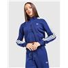 adidas Originals Womens adidas Originals Fluffy 3-Stripes Knit Track Top - Blu, blu