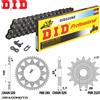 DID HM CRE F 125 2008-2009 catena corona pignone kit DID 520NZ passo 520