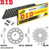 DID HM CRM 2T 125 2011-2016 catena corona pignone kit DID 520NZ passo 520
