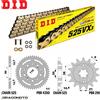 DID HONDA XBR-F 500 1985-1986 catena corona pignone kit DID 525VX3 passo 525