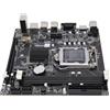 PUSOKEI Scheda Madre Gaming H81, Scheda Madre per Computer Mini ITX, DDR3 a Doppio Canale, LGA 1150, Disco Rigido M.2 Nvme E Slot WiFi, Seriale ATA3.0 da 6 GB/s, PCI E X16, Porte I/O
