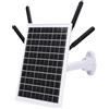 ZJchao 12 W Modem Router 4G Monem LTE a Energia Solare Batteria da 18000Mah da 300 Mbps Extender WiFi con Slot SIM Slot IP66 per Grid da Campeggio Esterno (Antenne bianche)