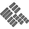 Corsair compatible Premium Kabelkamm Combo Kit (Gen 4) - schwarz