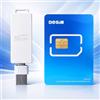 9ESIM V0 eSIM Card & Reader Kit per iPhone/Android sbloccato - Adattatore SIM a eSIM, 15 profili, menu STK, download illimitati, pre-tagliato, viaggi globali USA/Europa/Giappone/Cina