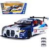 JAMARA 402625 BMW M4 GT3 Diecast 1:24 con batterie a bottone - Modellino auto giocattolo per bambini, modello auto in miniatura, idea regalo per bambini, apertura manuale e chiusura